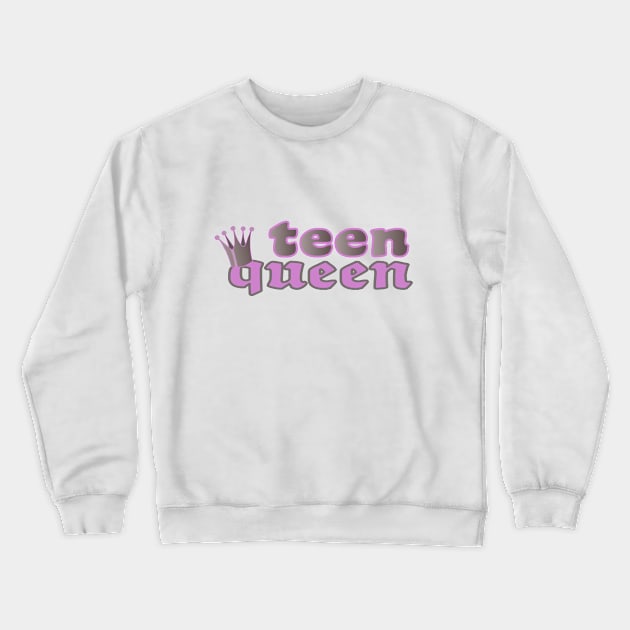 teen queen Crewneck Sweatshirt by elmirana